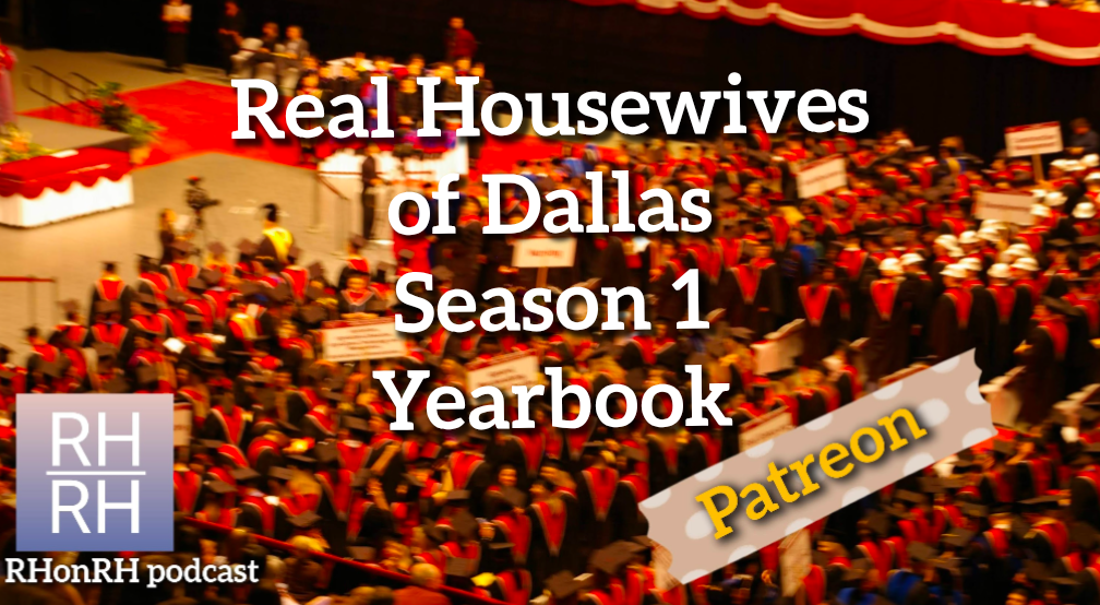 Graduation ceremony with episode title