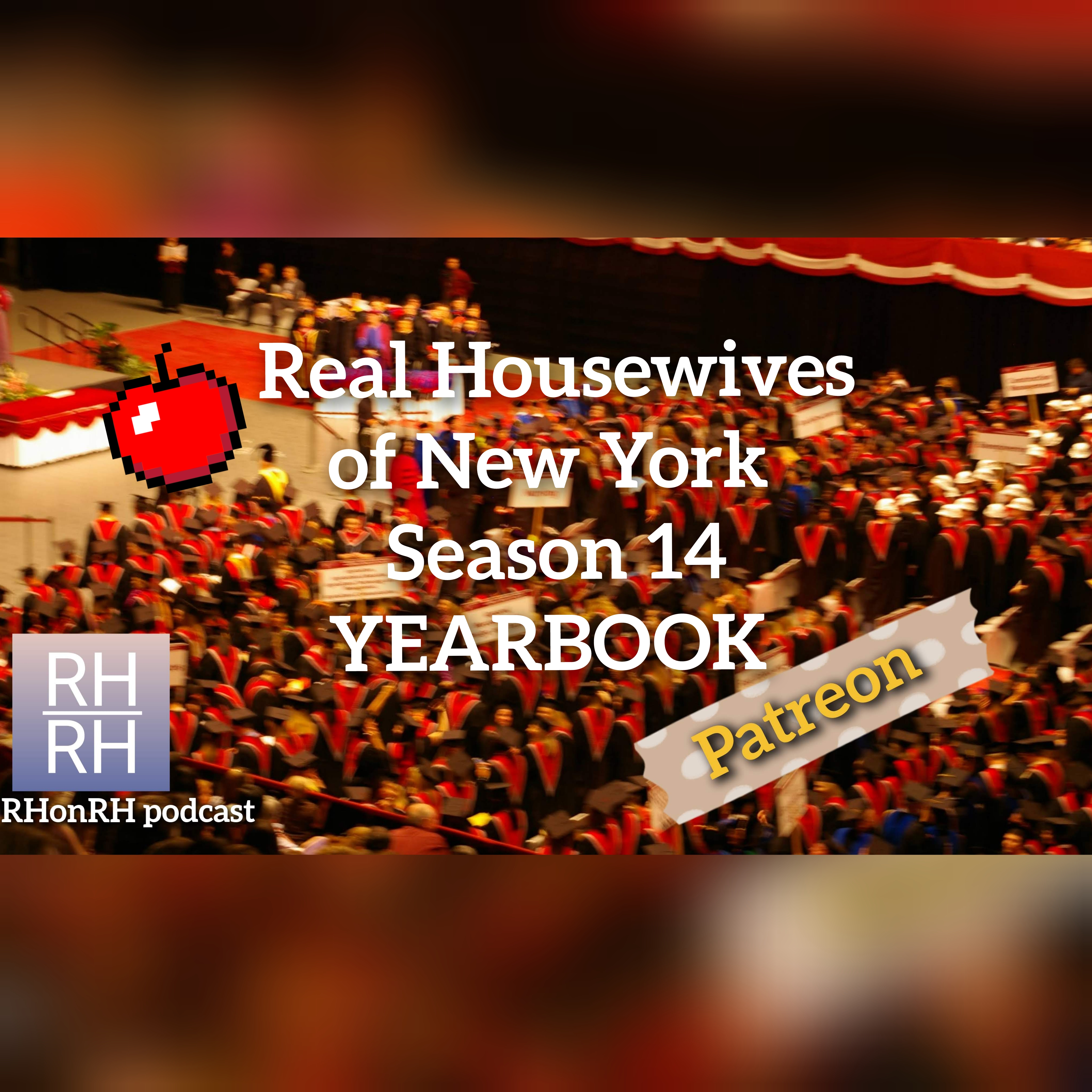 Graduation ceremony with episode title