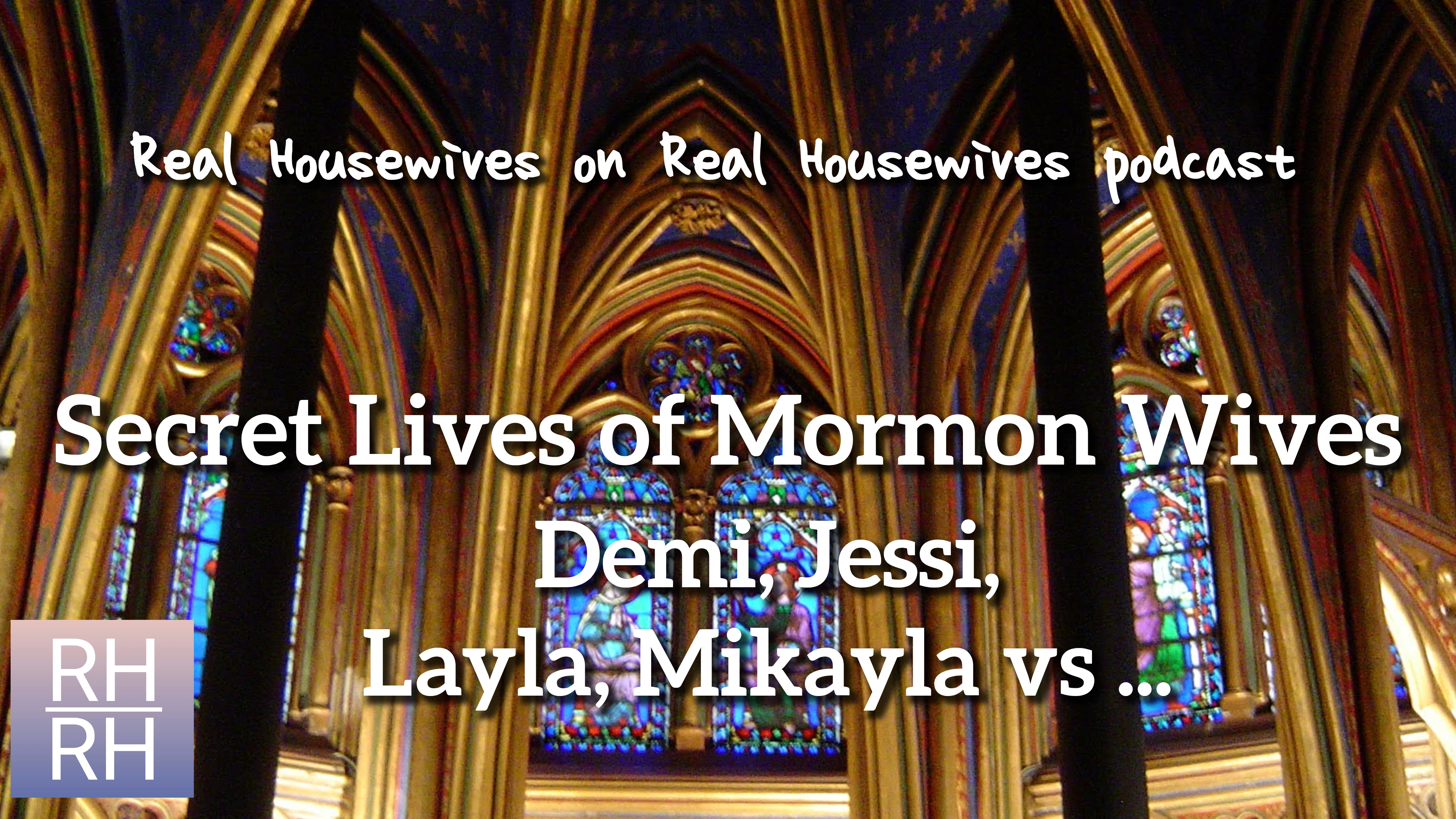 Inside of church with episode title