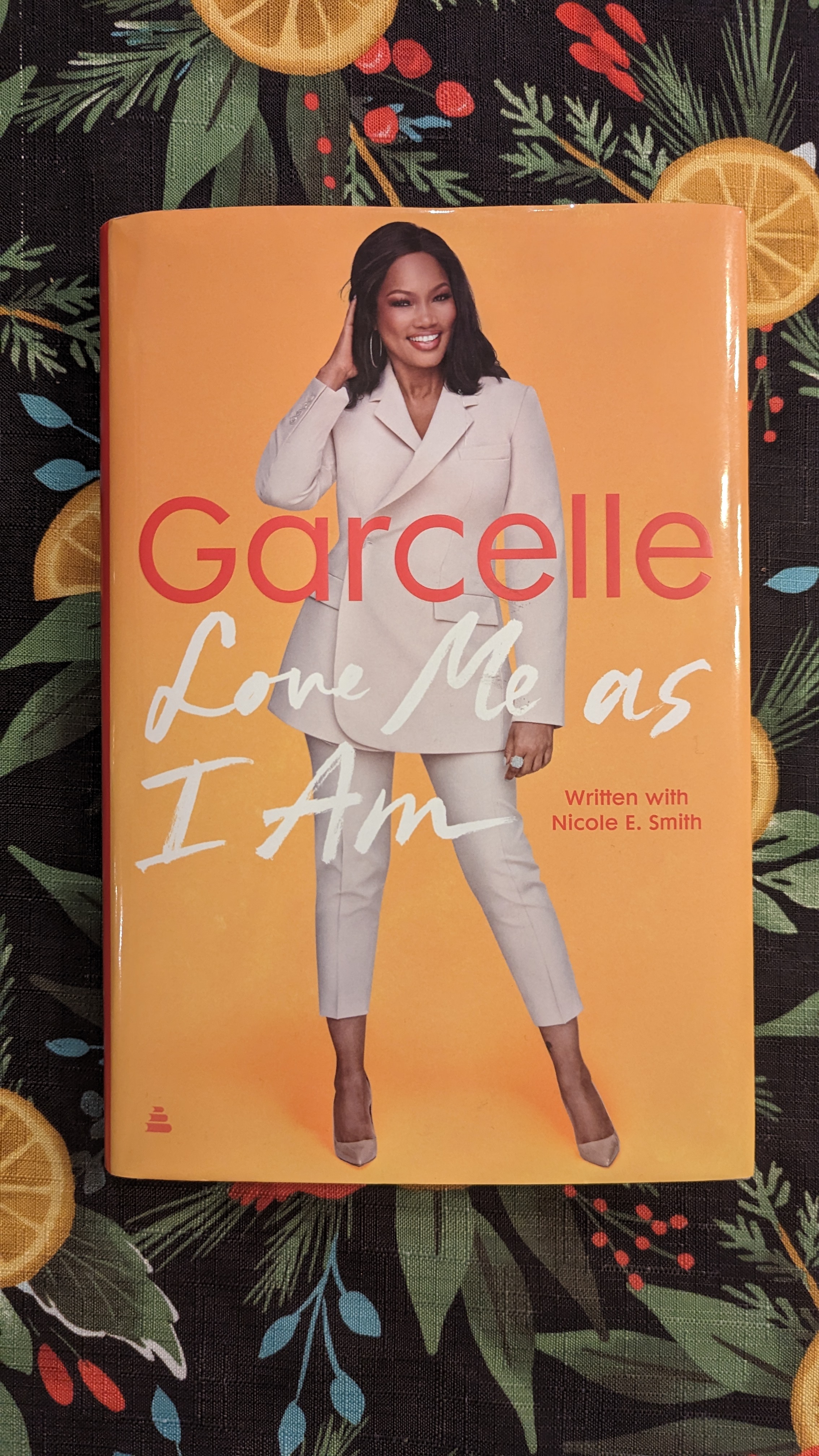 Garcelle Love Me as I Am book cover on a table