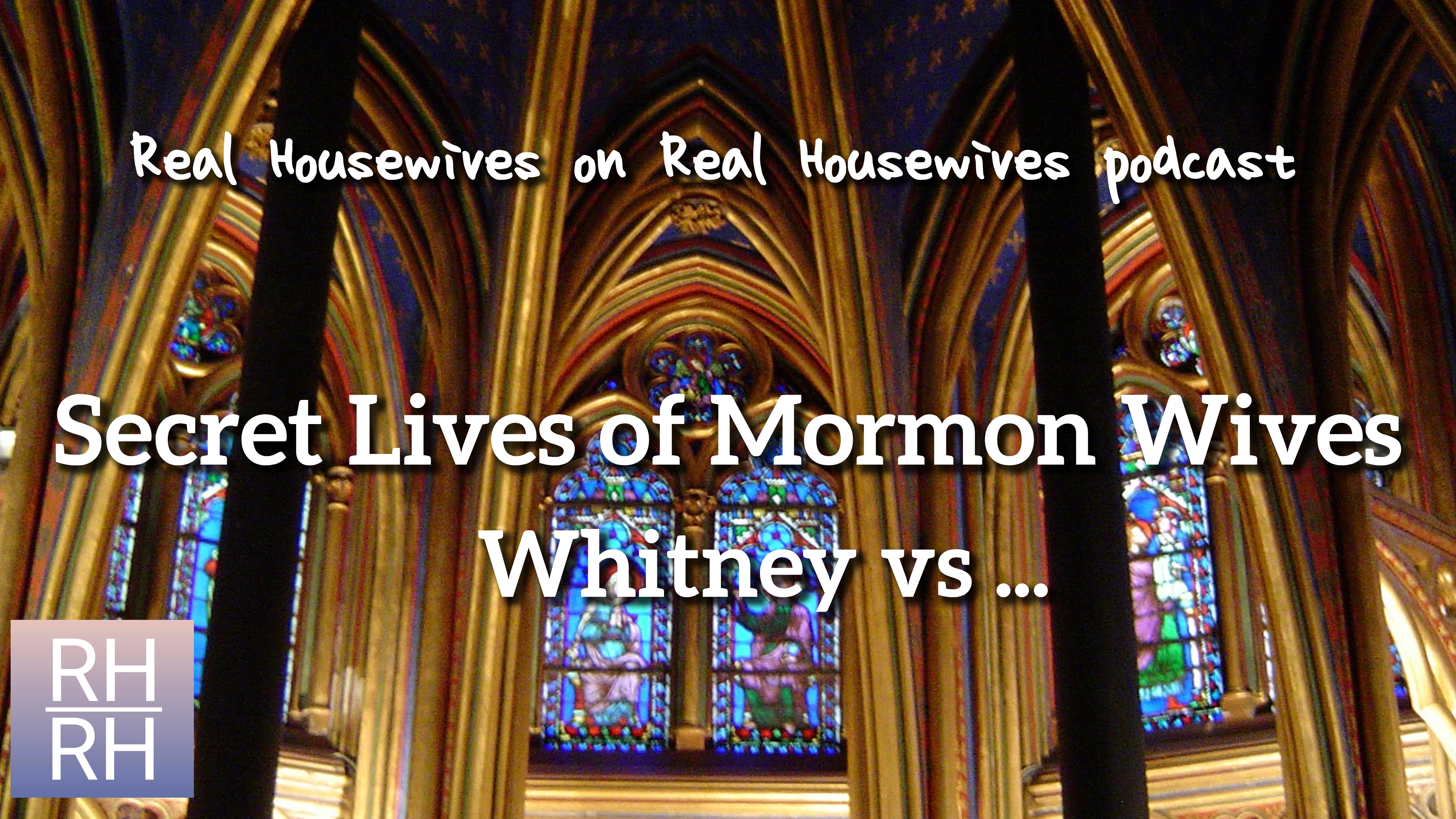 Inside of church with episode title